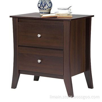 Nightstand, Made of Wood, Medium Fiber Board Materials